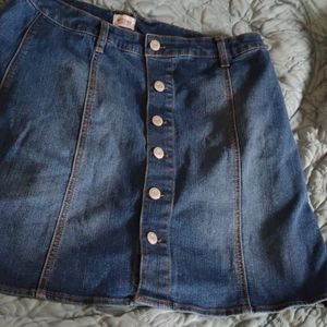 Mossimo button front mini skirt 16
